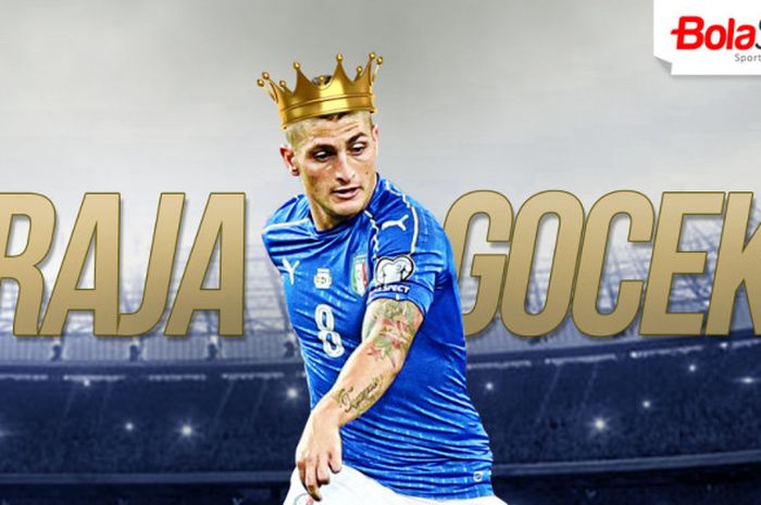 Gelandang Italia, Marco Verratti.