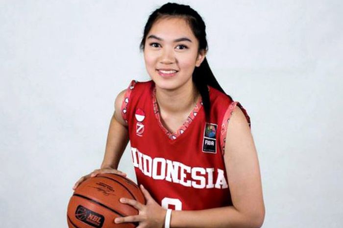 Grace Jesslyn Rasali, pebasket timnas putri Indonesia di ajang FIBA ASIA u-18 Championship For Woman 2016 di Bangkok, Thailand