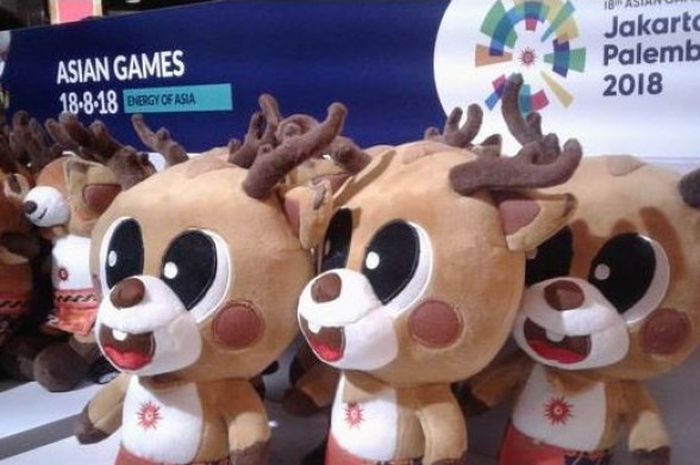 Maskot Asian Games 2018. 