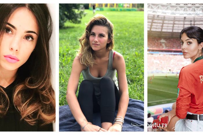 Kolase foto 3 WAGs Juventus