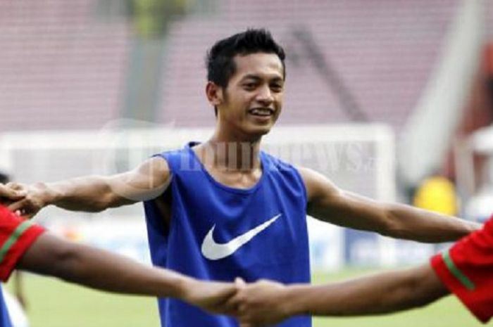 Yongki Aribowo saat berseragam timnas Indonesia di Piala AFF 2010