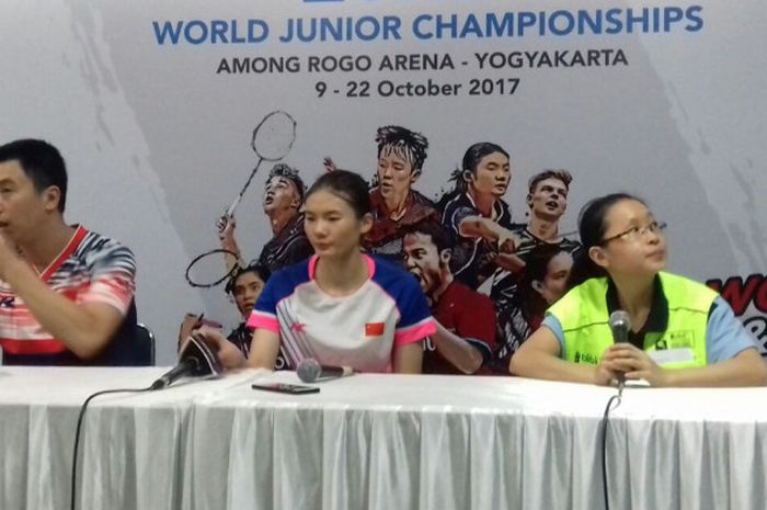 Kepala Pelatih Tim China, Wamg Wei (kiri) dan Han Yue (Kanan)