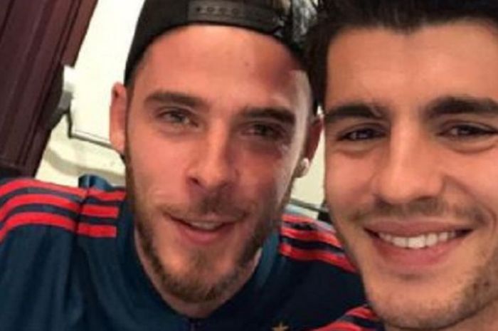 Alvaro Morata dan David de Gea