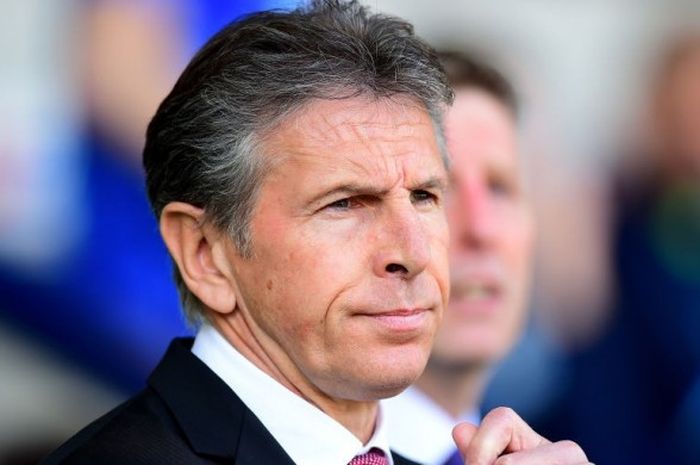 Manajer Southampton, Claude Puel, pada pertandingan Premier League antara tuan rumah West Bromwich Albion dan Southampton di The Hawthorns, di West Bromwich, 8 April 2017.