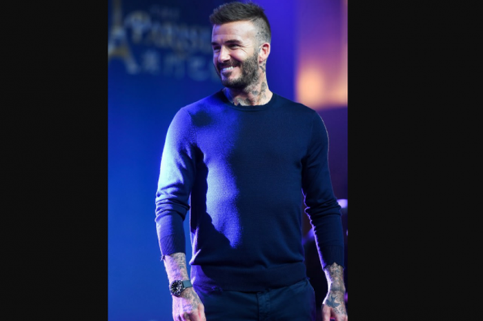 David Beckham saat menghadiri acara amal di Macau