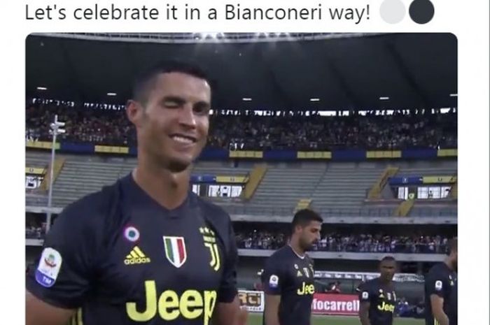 Megabintang Juventus, Cristiano Ronaldo.