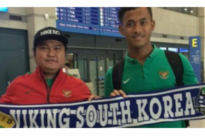 Aqil saviq disambut viking yang berada di South Korea