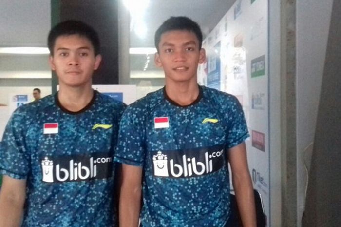 Muhammad Shohibul Fikri saat bertandem dengan Adnan Maulana.