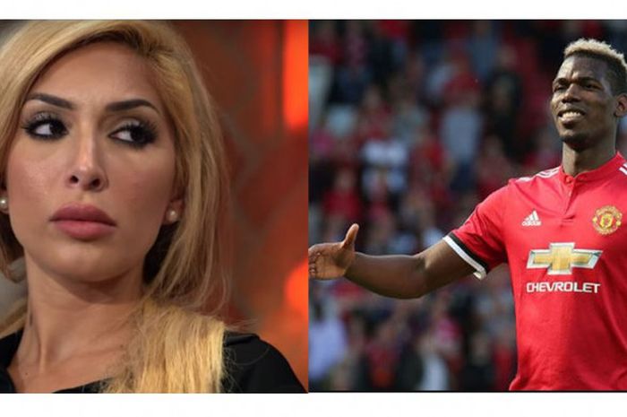 Farrah Abraham (kiri) dan Paul Pogba (kanan).