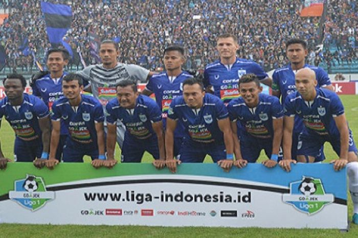      Skuat PSIS Semarang saat menjamu Bali United di Stadion Moch Soebroto Magelang, Minggu (1/4/2018) pukul 15.30 WIB.     