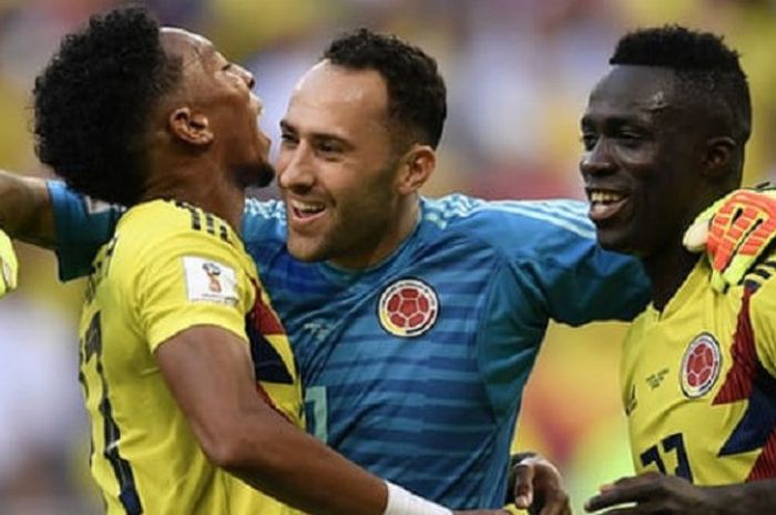 Kiper Kolombia, David Ospina berikan suntikan semangat untuk pemain dan fan.