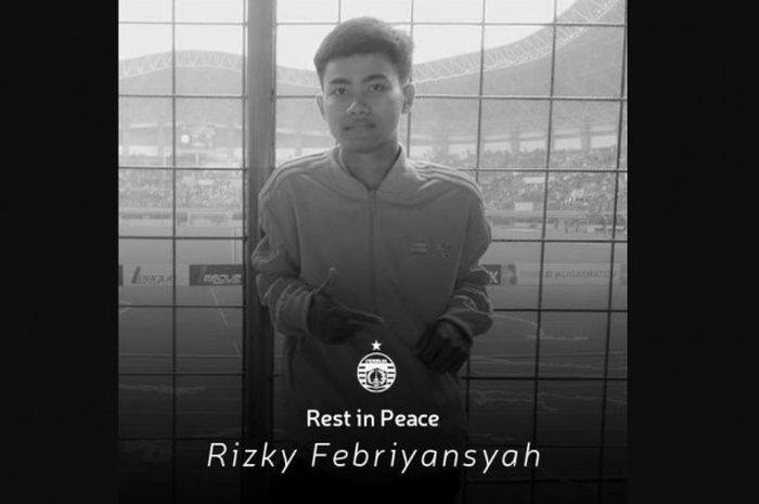 Rizky Febriansyah The Jakmania yang meninggal akibat tabrak lari 