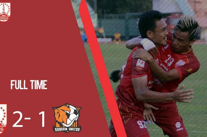 Persis Menang 2-1 atas Sragen United di Stadion Manahan, Solo. Minggu (30/7/2017).