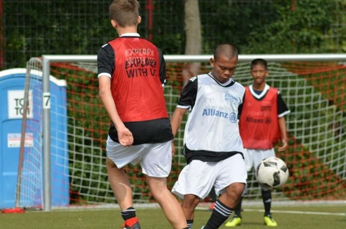 Mohammad Fikri Ghozali Daulay saat mengikuti program Allianz Explore Camp di Muenchen, Jerman.