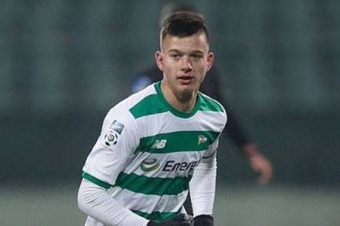 Pemain muda Lechia Gdansk, Mateusz Zukowski.