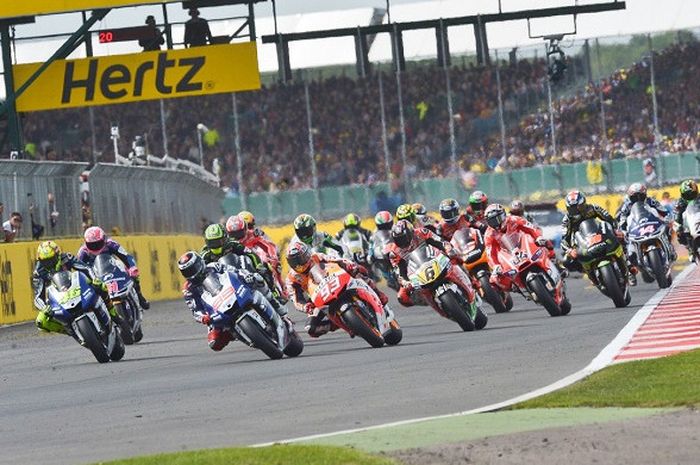 MotoGP Inggris di Silverstone tahun 2016.