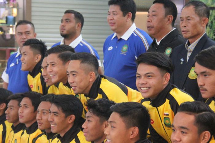      Skuat Timnas U-19 Brunei Darussalam saat bersiap menuju Korea Selatan     