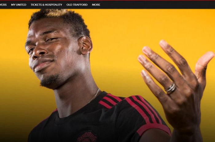 Gelandang Manchester United, Paul Pogba.