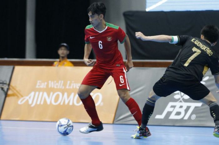 Timnas Futsal Putra Indonesia vs Thailand, Minggu (20/8/2017).