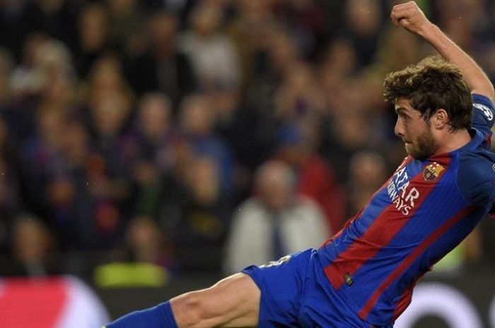 Pemain FC Barcelona, Sergi Roberto.