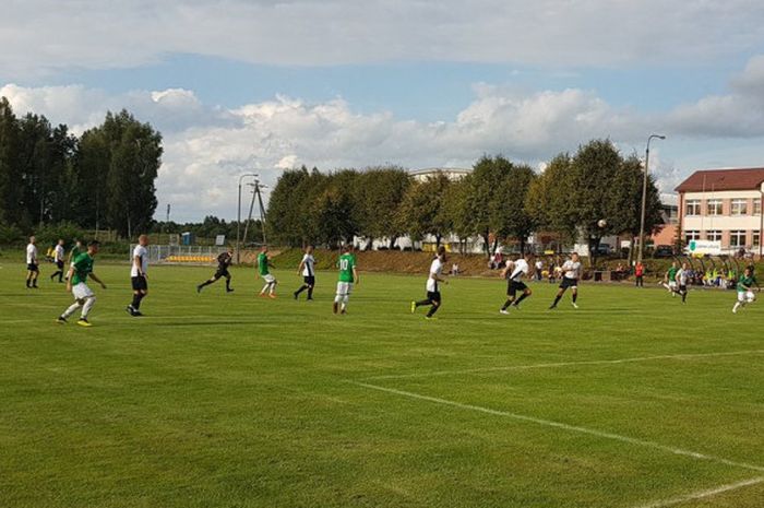 Skuat Lechia Gdansk II yang bertanding melawan Wda Lipusz pada kompetisi 4.Ligi Polandia, pada Sabtu (25/8/2018)