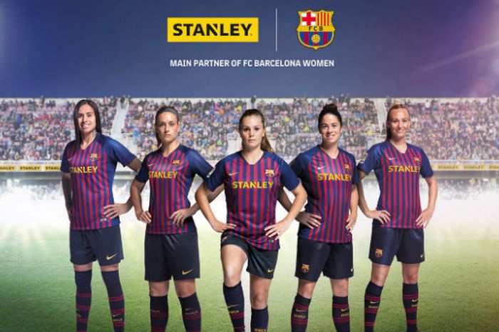 Tim Putri Barcelona akan disponsori Stanley Black anda Decker mulai musim 2018-2019