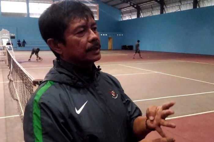 Indra Sjafri menjelaskan 4 karakter pemain timnas Indonesia pada pemusatan latihan timnas U-19, Senin (7/8/2017)