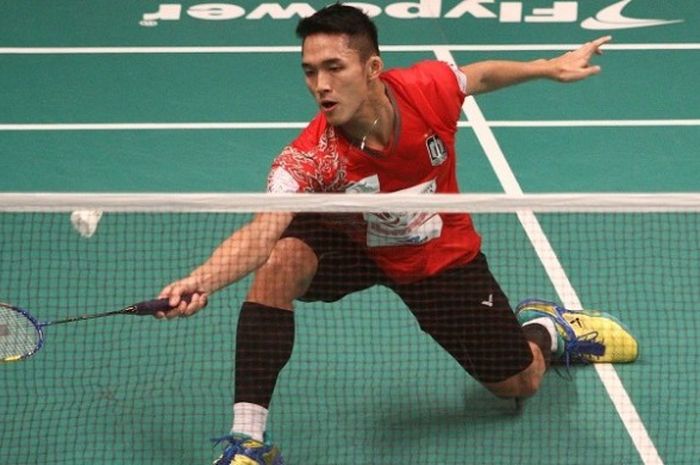 Jonatan Christie menjadi daya tarik bagi para penonton kaum hawa.