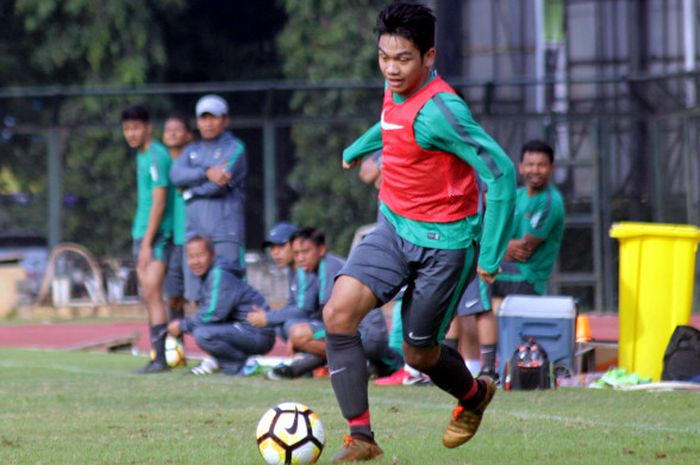 Bek kiri timnas U-19 Indonesia, Samuel Christianson.