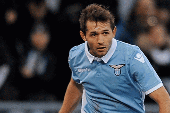 Senad Lulic dalam laga Serie A antara Lazio dan Atalanta di Stadio Olimpico, 15 Januari 2017. 