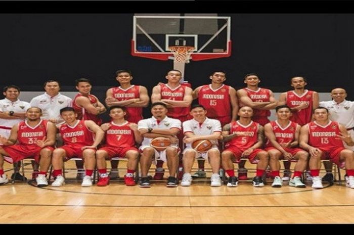 Timnas basket putra Indonesia yang akan mulai berlaga di SEA Games 2017 pada (20/8/2017).