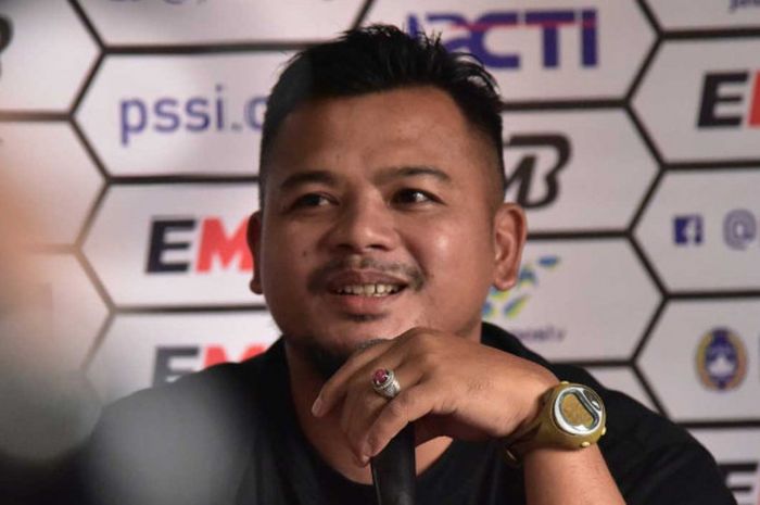 Asisten pelatih PSKC Cimahi, Nurjati, mengaku timnya siap tampil tanpa beban saat menghadapi Persib di Stadion Wiradadaha, Tasikmalaya, Selasa (14/8/2018).