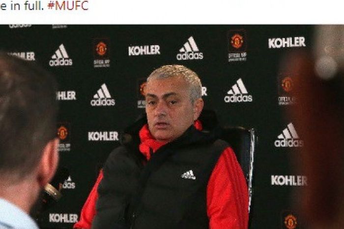 Mantan pelatih Manchester United, Jose Mourinho.