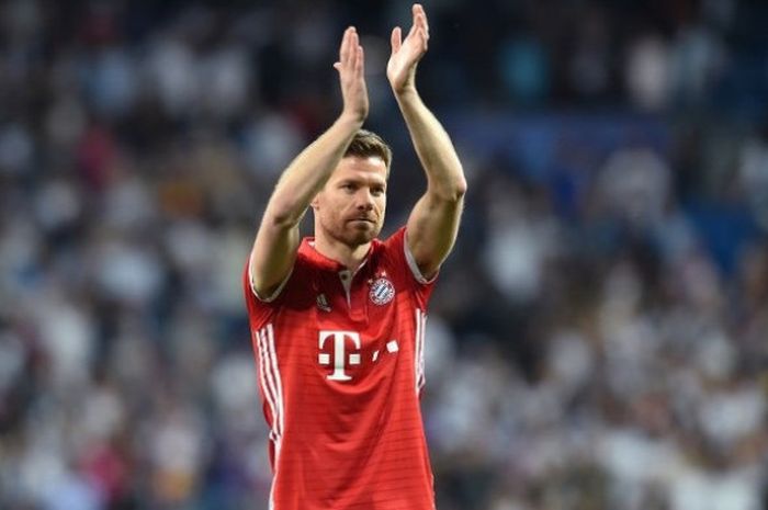 Xabi Alonso saat berseragam Bayern Muenchen.