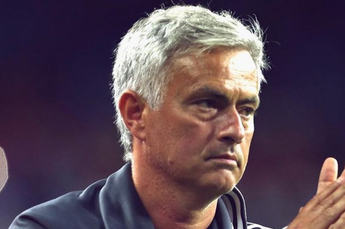 Jose Mourinho bersama Manchester United menjalani laga terakhir tur pramusim melawan Barcelona, Rabu (26/7/2017) di Stadion Fadex Washington DC.