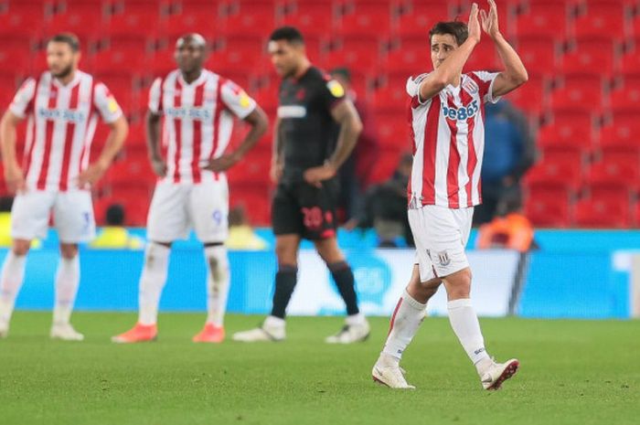 Bojan Krkic saat beraksi bersama Stoke City