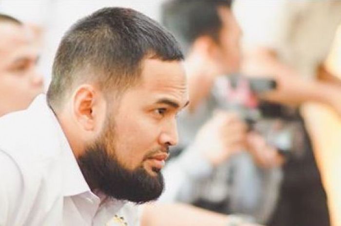 Salah satu artis Indonesia, Teuku Wisnu.