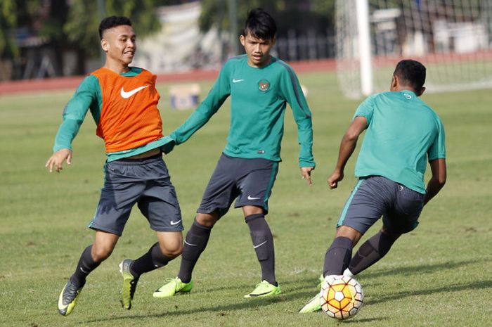 Timnas Indonesia U-19 Gelar Pertandingan Internal di Lapangan UNY, Sabtu (5/8/2017)