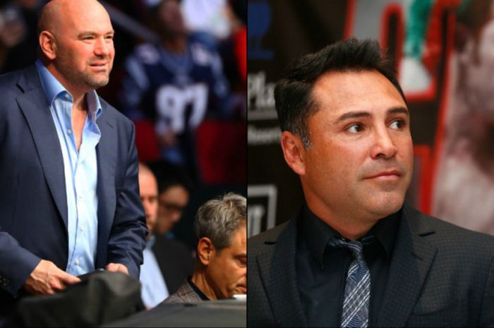 Dana White dan Oscar De La Hoya.