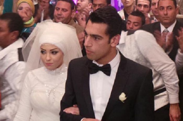 Mohamed Salah dan Istrinya, Magi Salah.