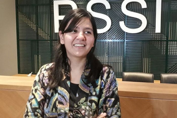 Sekretaris PSSI Ratu Tisha 