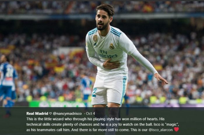 Isco tidak akan dipaksa pelatih sementara Real Madrid, untuk bermain. Isco sedang menjalani pemulihan pasca operasi usus buntu.