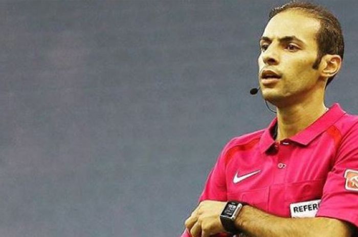 Wasit laga Persija Vs Home United, Turki Al Khudayr.