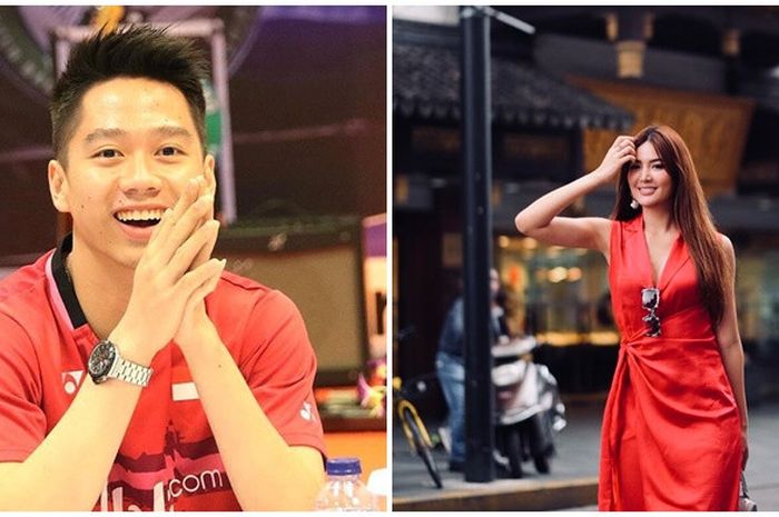       Kevin Sanjaya Sukamuljo (kiri) dan Maria Selena      