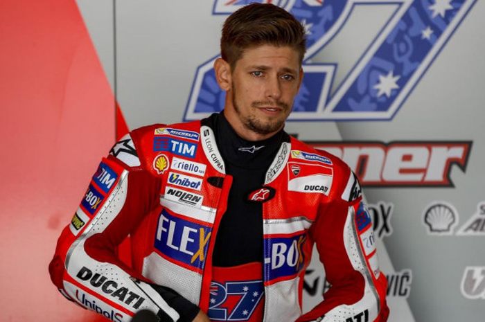 Pebalap penguji Ducati, Casey Stoner.