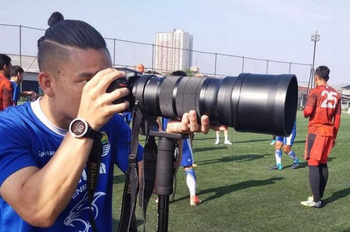 Gelandang Persib Bandung, Kim Jeffrey Kurniawan.