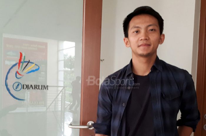 Ihsan Maulana Mustofa, atlet tunggal putra Indonesia yang bernaung di klub PB Djarum.