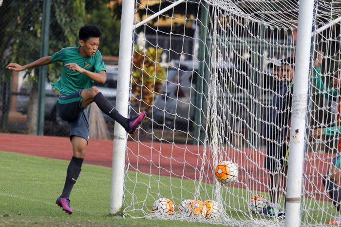 Timnas Indonesia U-19 Gelar Pertandingan Internal di Lapangan UNY, Sabtu (5/8/2017)