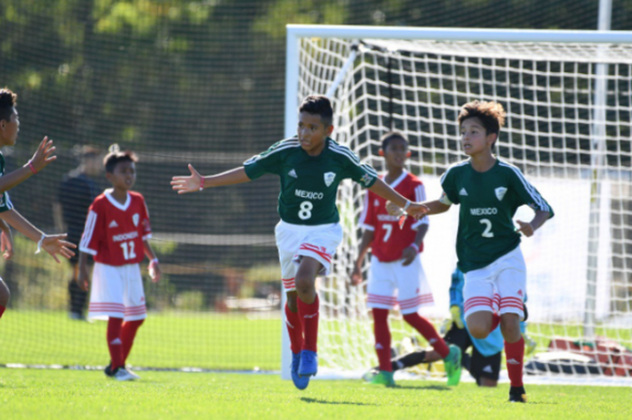 Indonesia harus mengakui keunggulan Mexico pada Danone Nations Cup 2017.