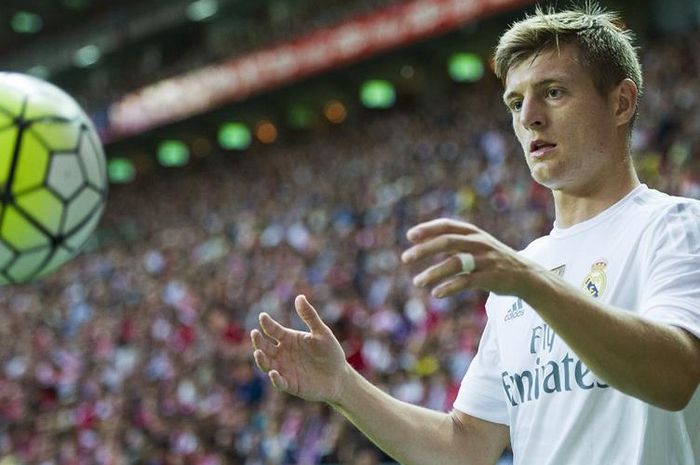  Gelandang Real Madrid, Toni Kroos. 